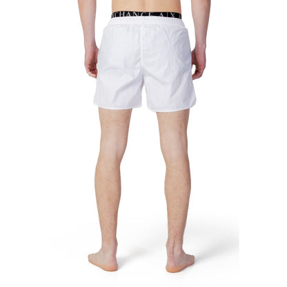 Armani Exchange Weiße Polyester-Badebekleidung