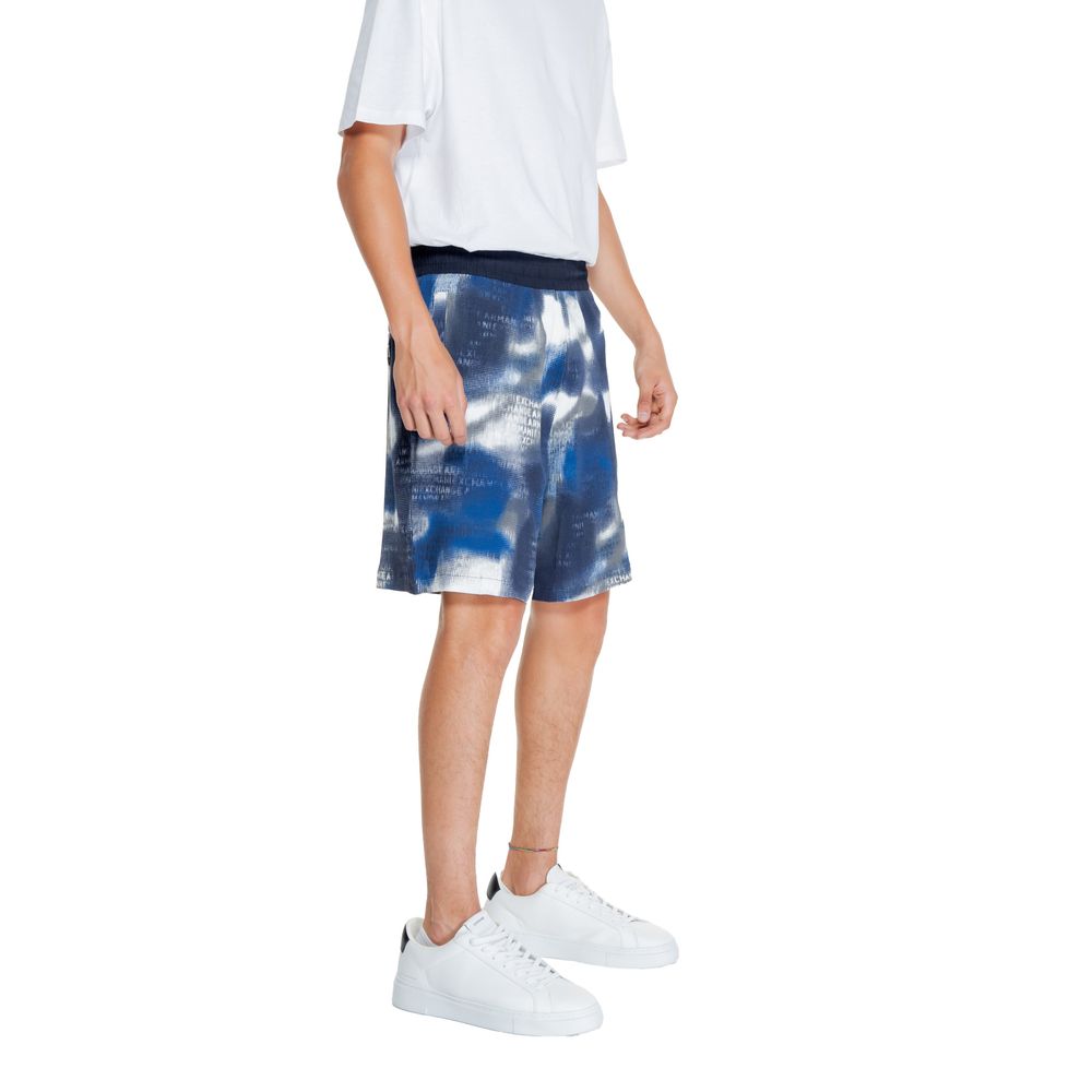 Armani Exchange Blaue Baumwollshorts