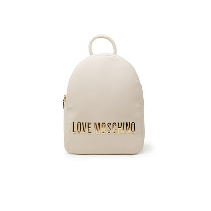 Love Moschino Beige Polyethylen-Rucksack