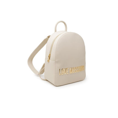 Love Moschino Beige Polyethylen-Rucksack