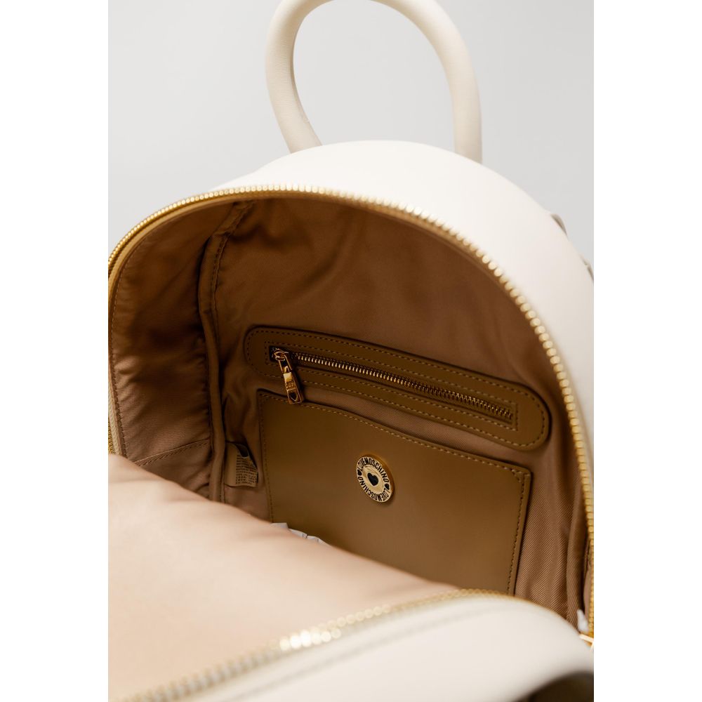 Love Moschino Beige Polyethylen-Rucksack