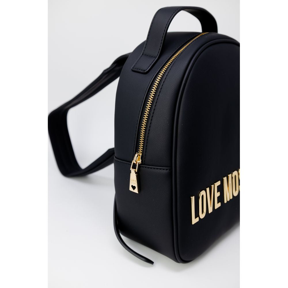 Love Moschino Schwarzer Polyethylen-Rucksack