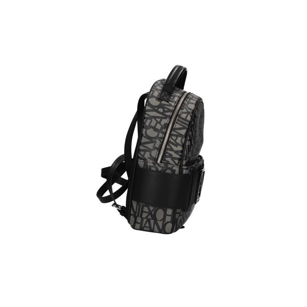 Armani Exchange Schwarzer Baumwollrucksack