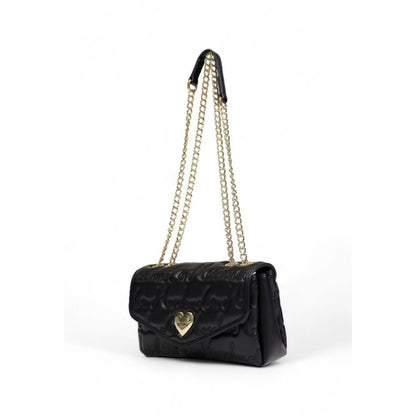 Love Moschino Schwarze Polyethylen-Handtasche