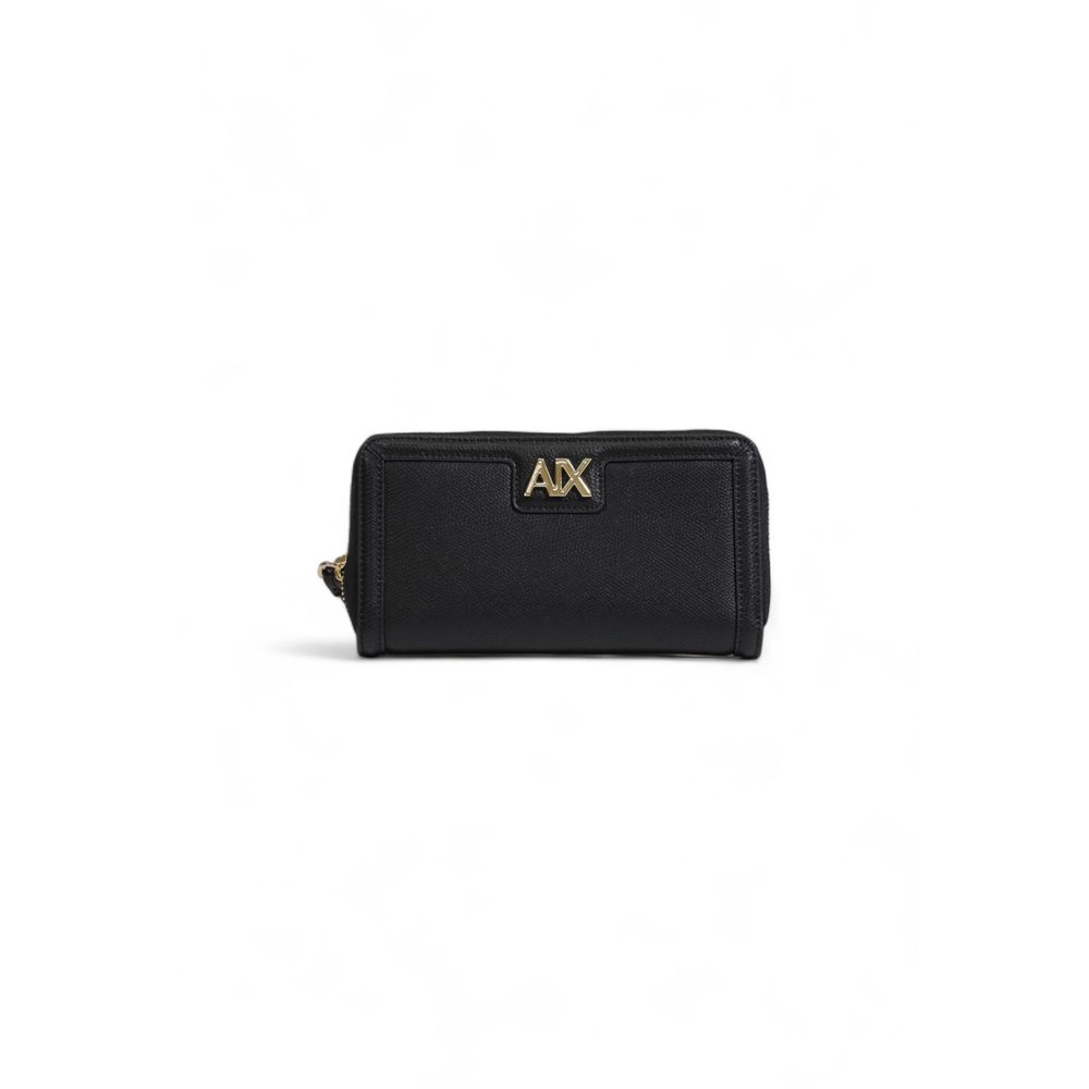 Armani Exchange Schwarzes Polyester Portemonnaie