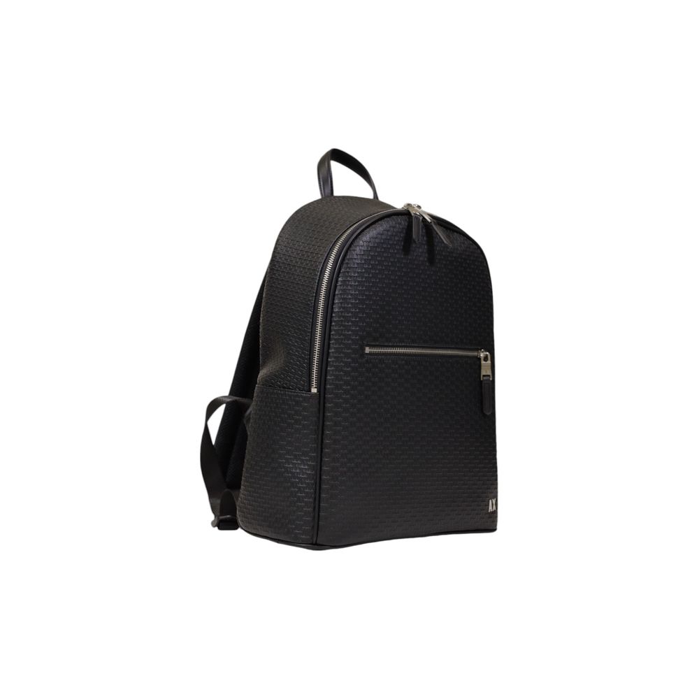 Armani Exchange Schwarzer Polyester-Rucksack