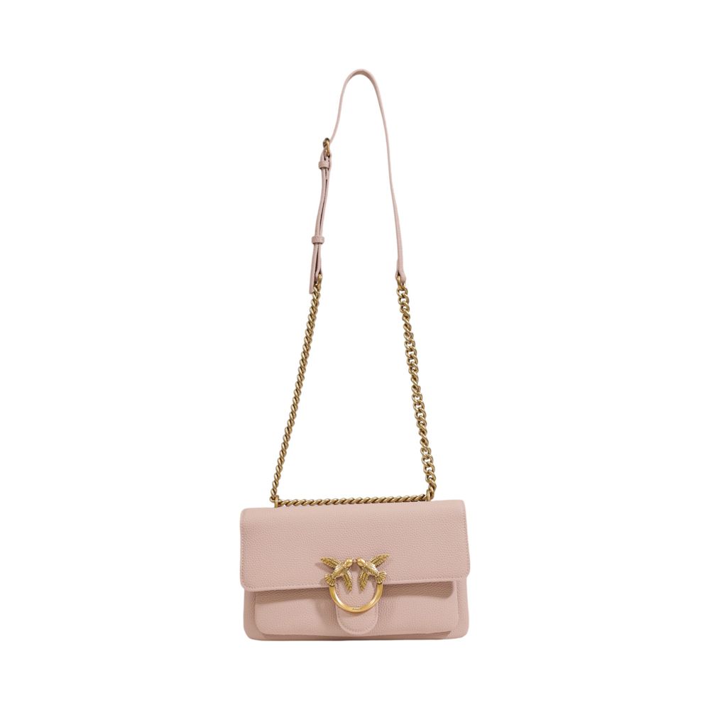 PINKO Rosa Lederhandtasche