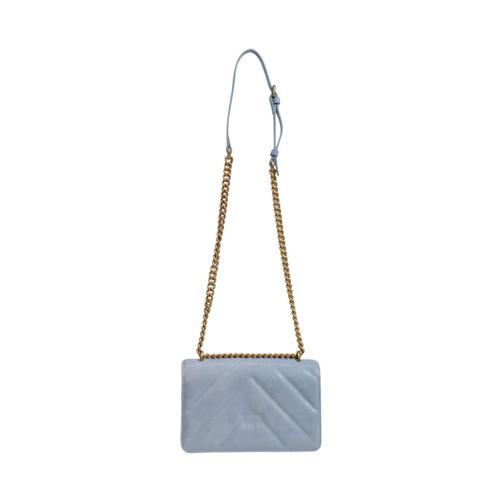 PINKO Blaue Lederhandtasche