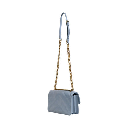 PINKO Blaue Lederhandtasche