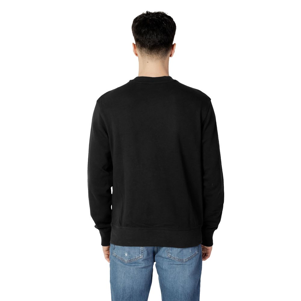 Hugo Boss Schwarzer Baumwollpullover