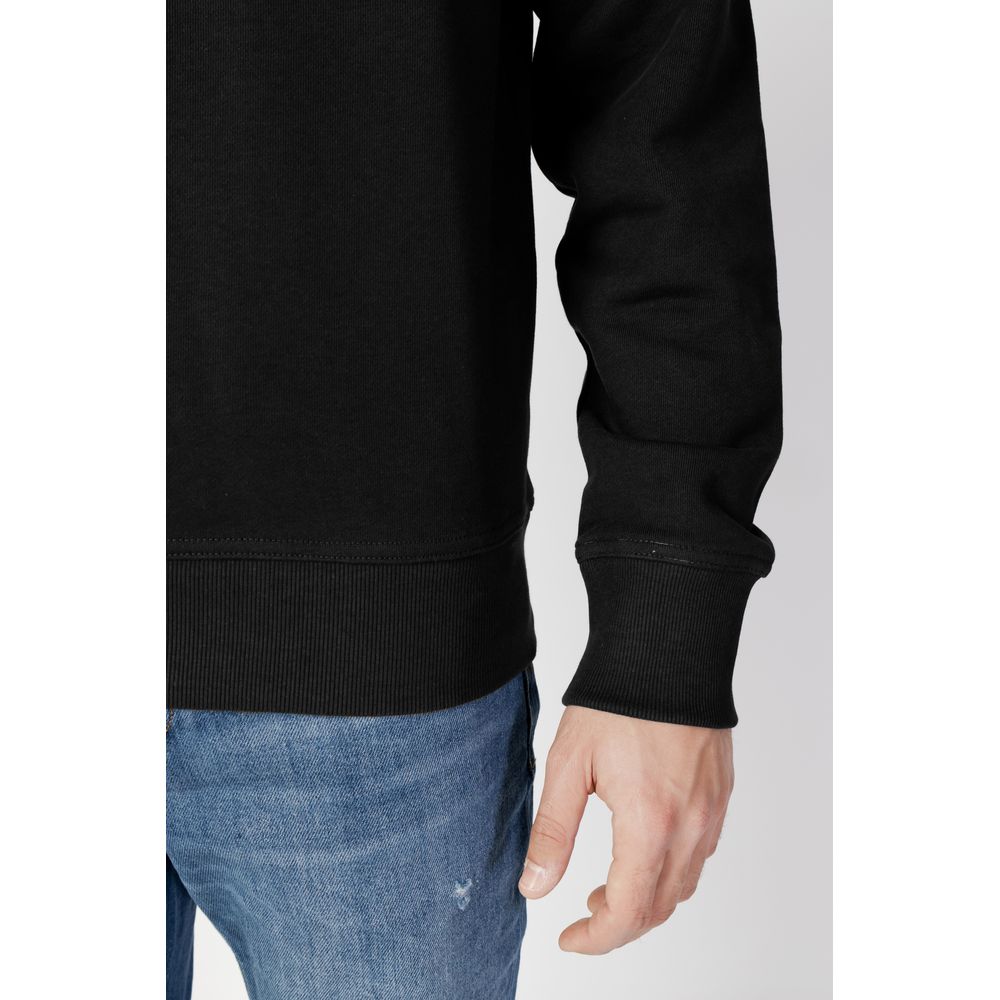 Hugo Boss Schwarzer Baumwollpullover