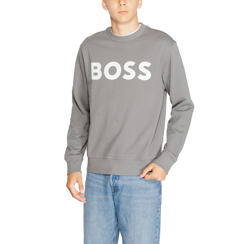 Hugo Boss Grauer Baumwollpullover