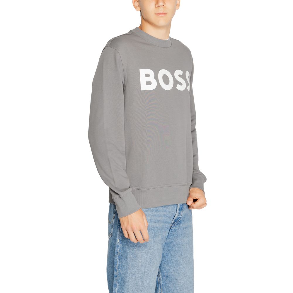 Hugo Boss Grauer Baumwollpullover