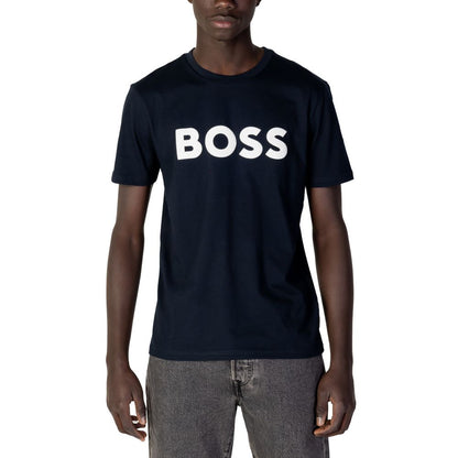 Hugo Boss T-Shirt aus blauer Baumwolle