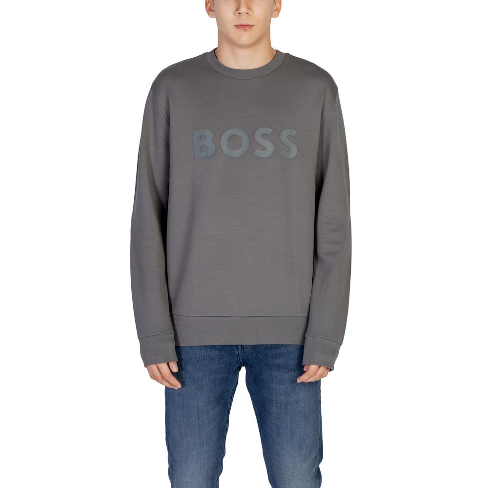 Hugo Boss Grauer Baumwollpullover