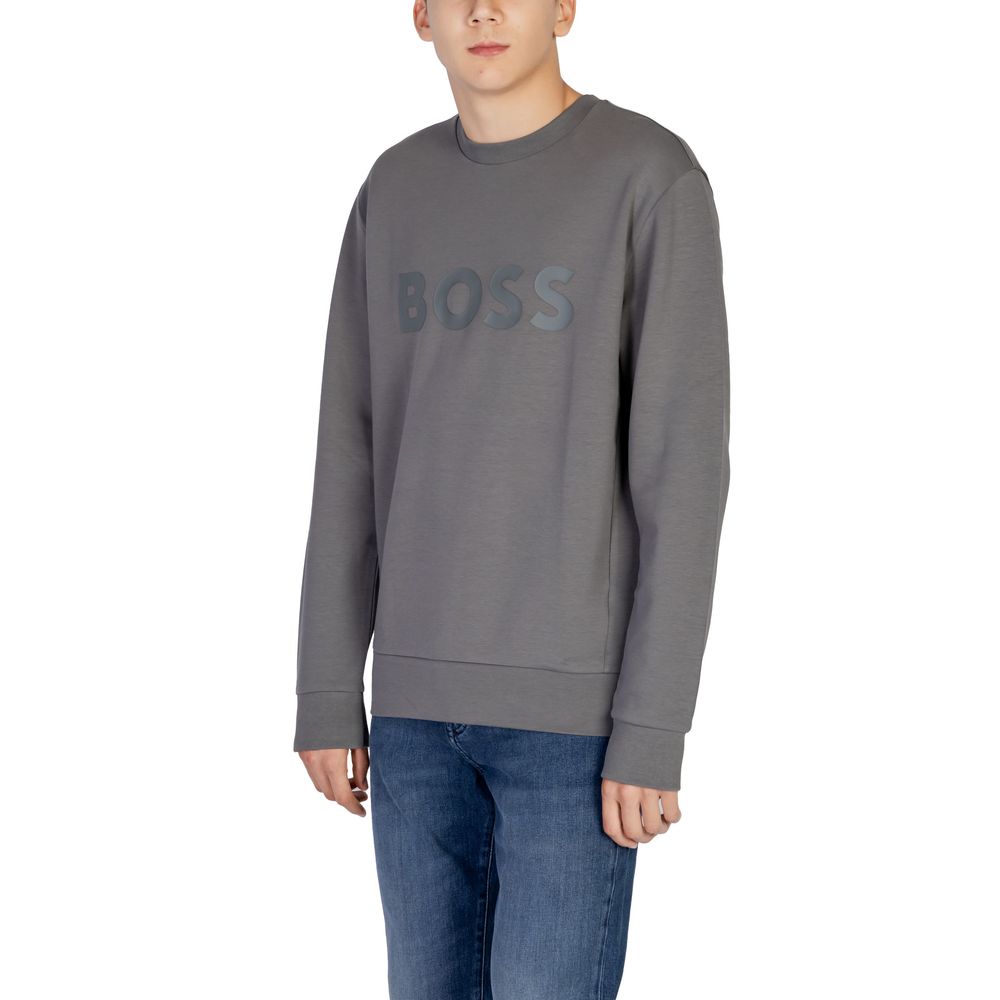 Hugo Boss Grauer Baumwollpullover