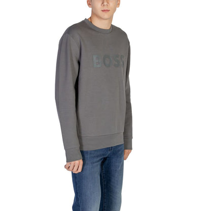 Hugo Boss Grauer Baumwollpullover