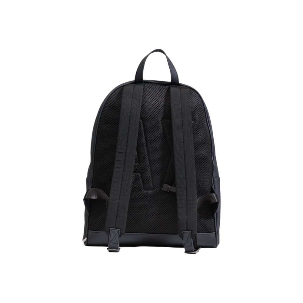 Armani Exchange Blauer Polyester-Rucksack