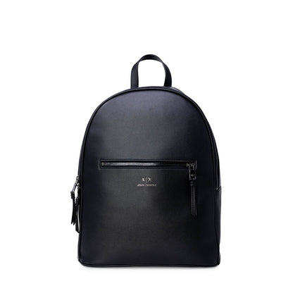 Armani Exchange Schwarzer Polyester-Rucksack