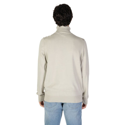 Hugo Boss Beigefarbener Baumwollpullover