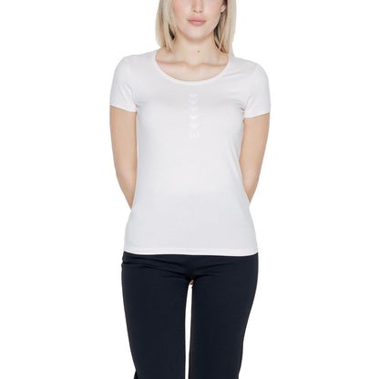 EA7 Emporio Armani Rosa Baumwolle Tops & T-Shirt