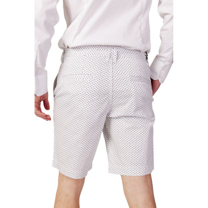 Armani Exchange Weiße Baumwollshorts