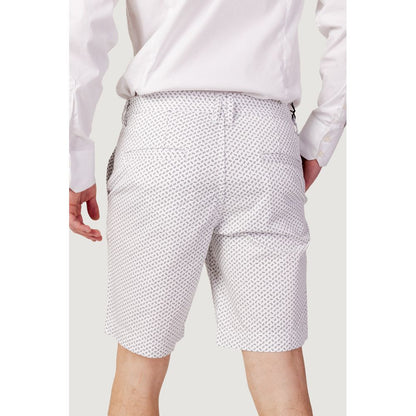 Armani Exchange Weiße Baumwollshorts