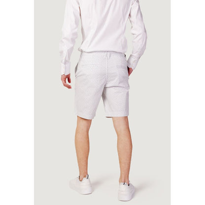 Armani Exchange Weiße Baumwollshorts