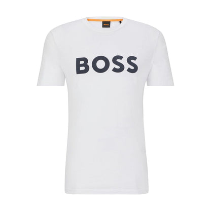 Hugo Boss T-Shirt aus weißer Baumwolle