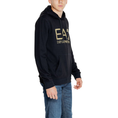 EA7 Emporio Armani Schwarzer Baumwollpullover