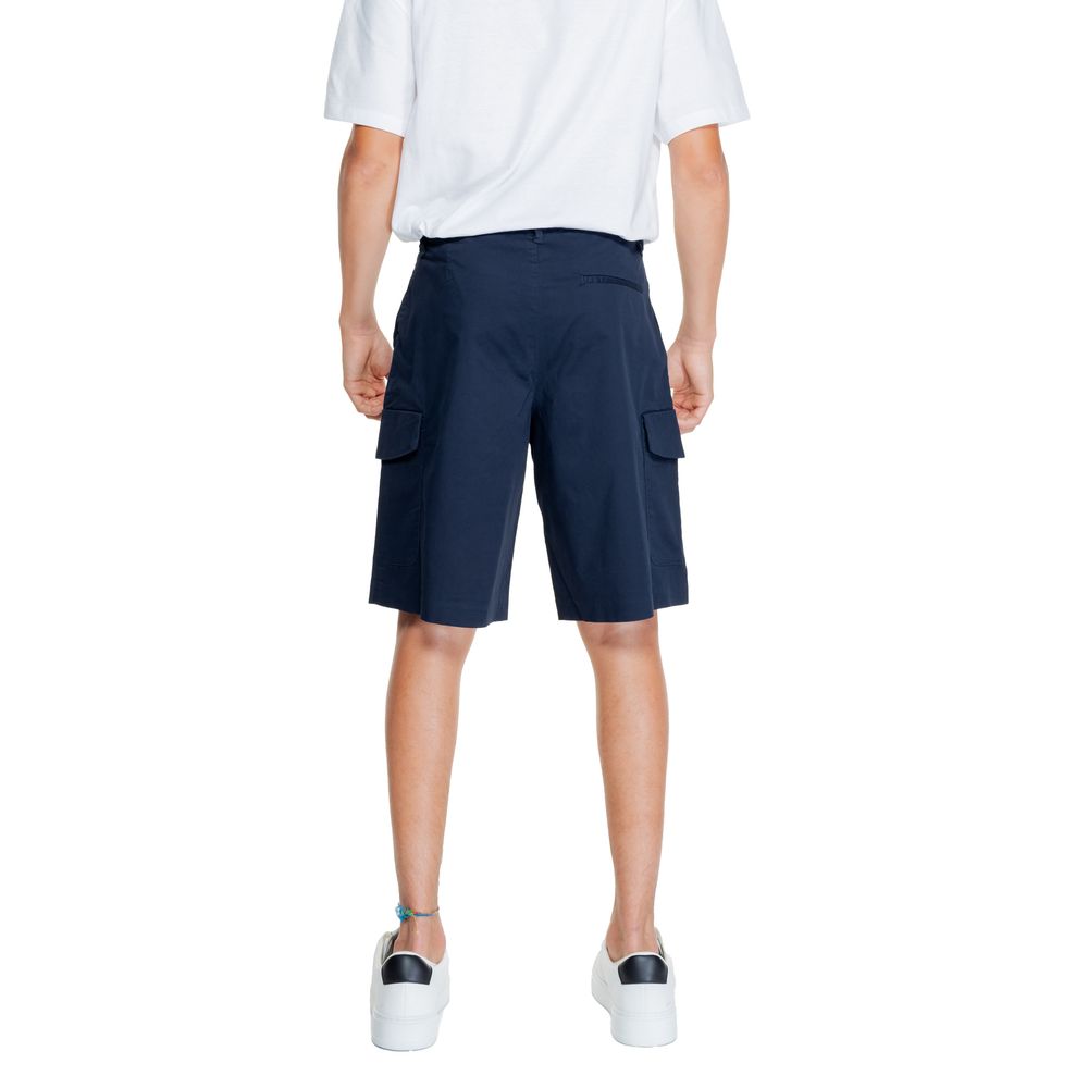 Armani Exchange Blaue Baumwollshorts