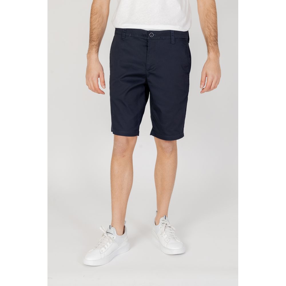 Armani Exchange Blaue Baumwollshorts