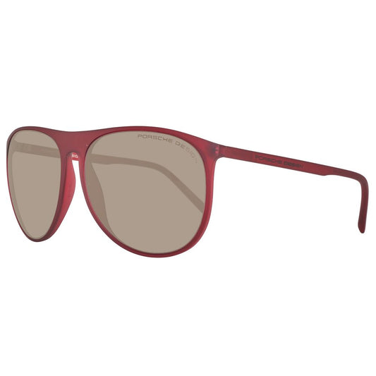 Porsche Design Burgunderfarbene Unisex-Sonnenbrille