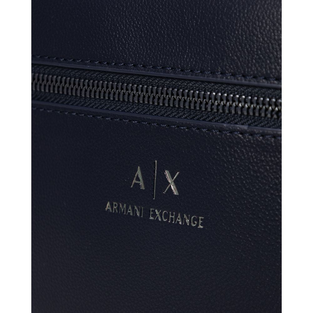 Armani Exchange Blaues Polyester Reisegepäck und Reisen