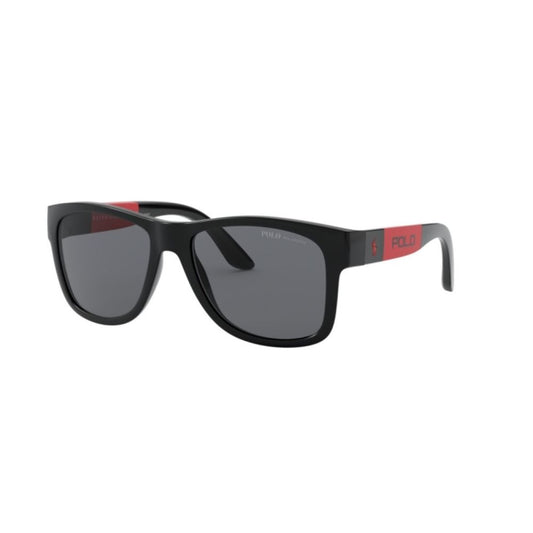 Ralph Lauren Schwarze Acetat-Sonnenbrille