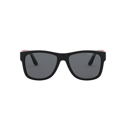 Ralph Lauren Schwarze Acetat-Sonnenbrille