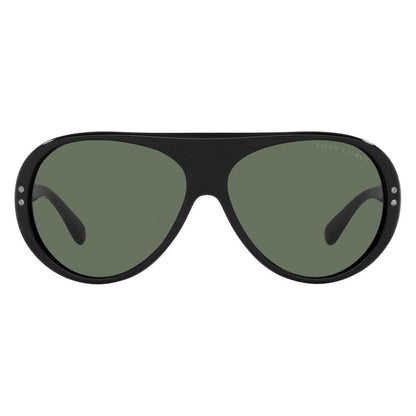 Ralph Lauren Schwarze Acetat-Sonnenbrille