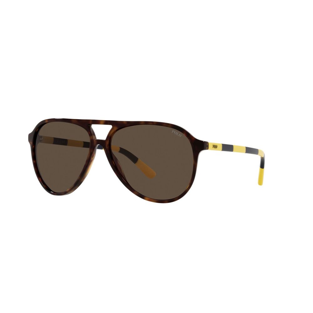 Ralph Lauren Braune Acetat-Sonnenbrille