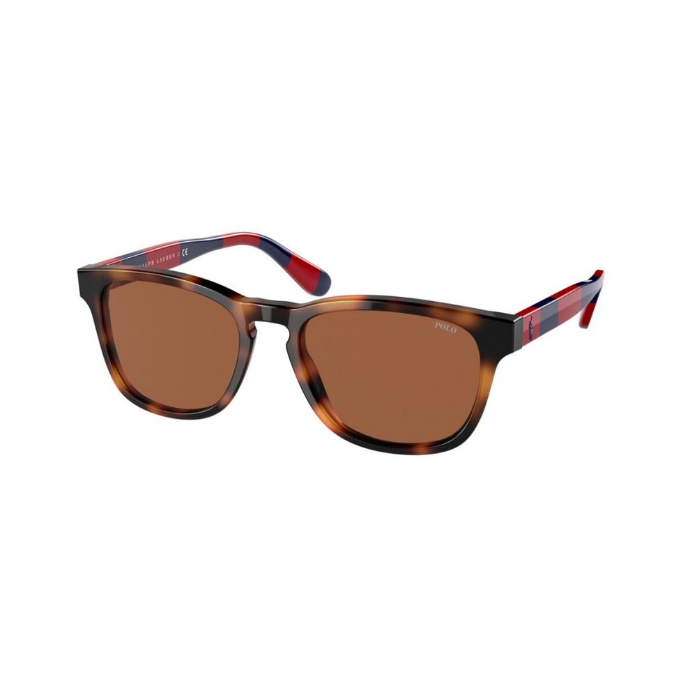 Ralph Lauren Braune Acetat-Sonnenbrille