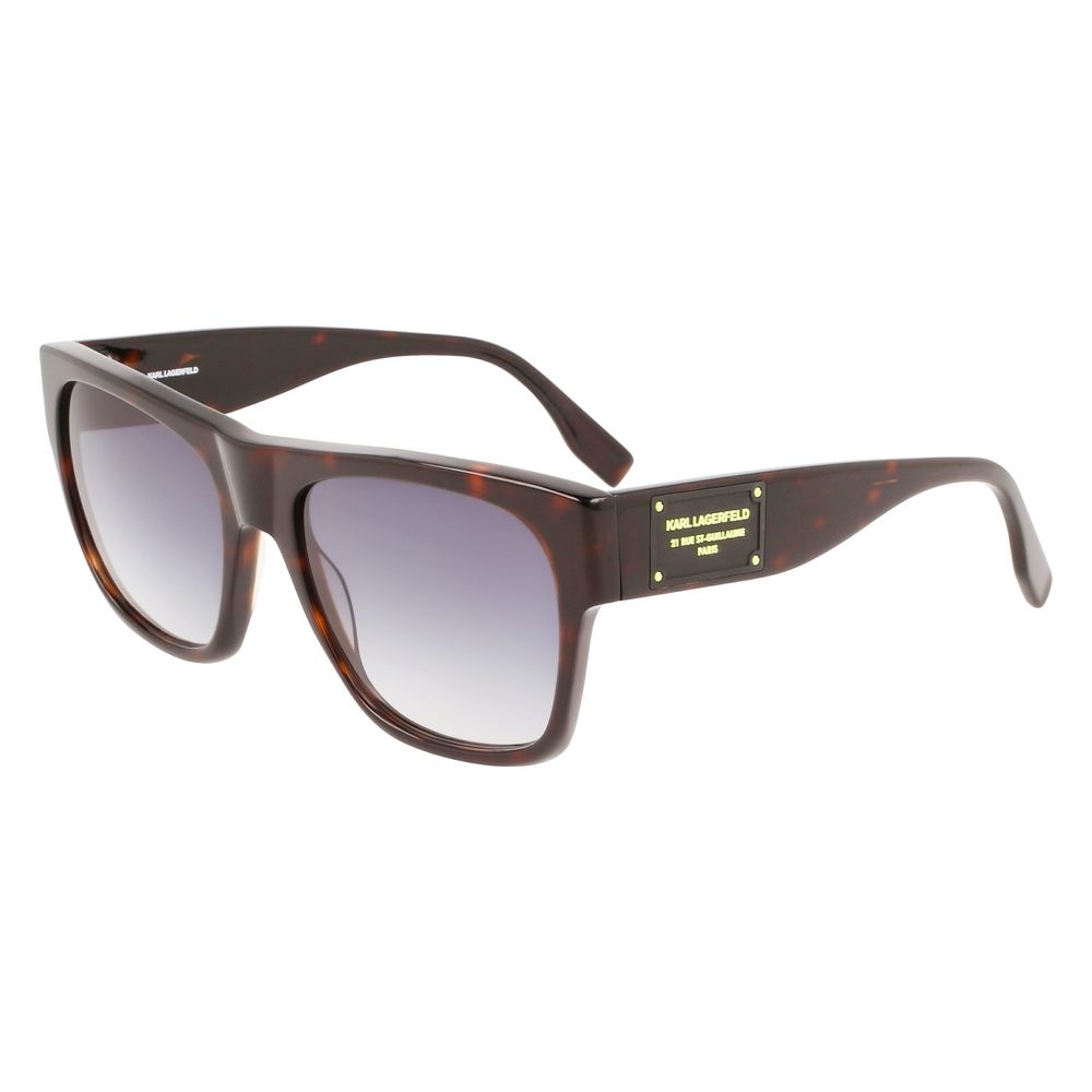 Karl Lagerfeld Braune Acetat-Sonnenbrille