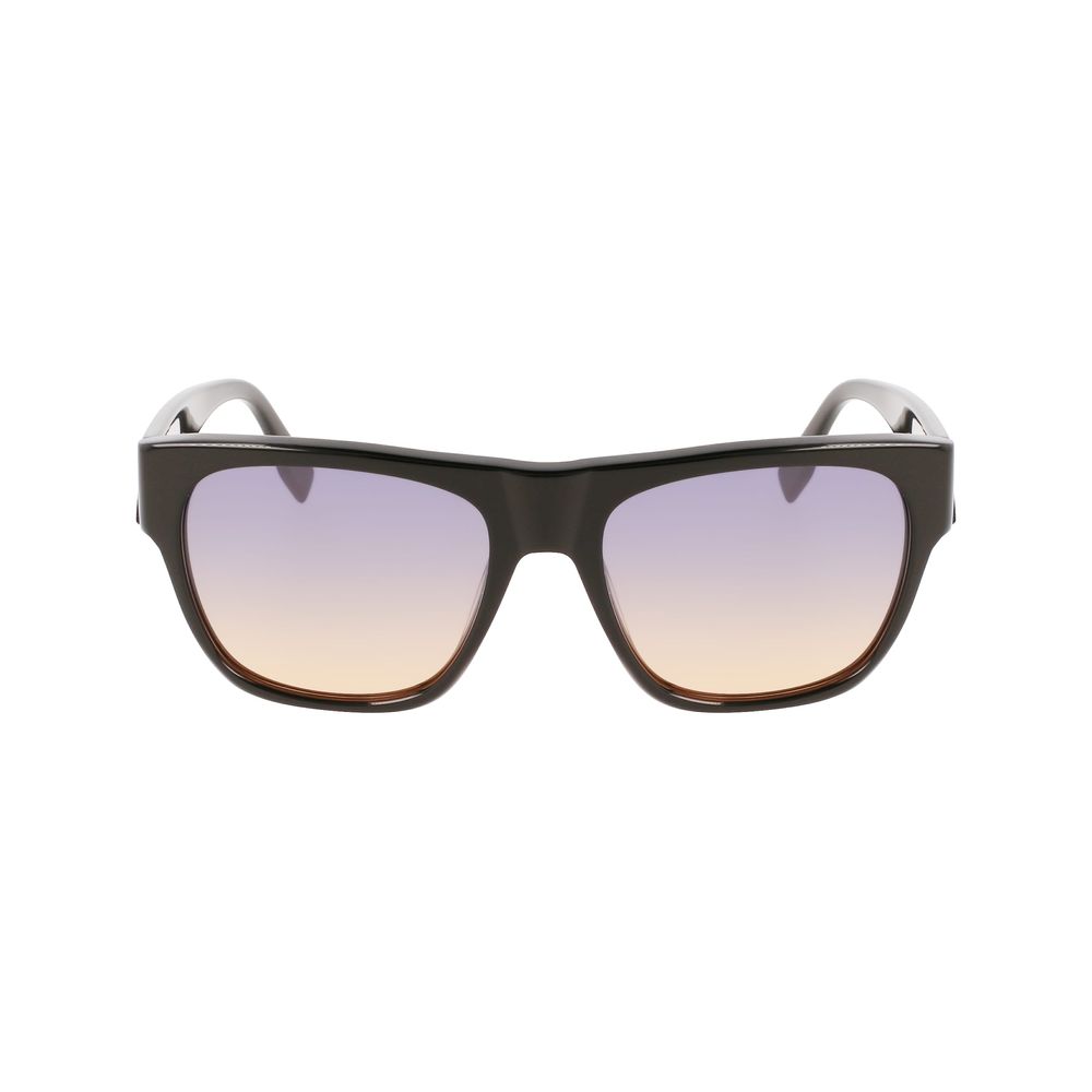 Karl Lagerfeld Schwarze Acetat-Sonnenbrille