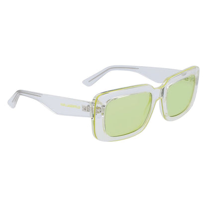 Karl Lagerfeld Transparente gespritzte Sonnenbrille