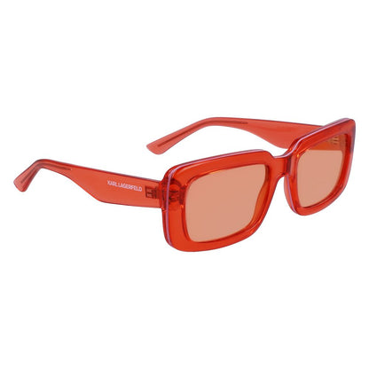 Karl Lagerfeld Orange gespritzte Sonnenbrille