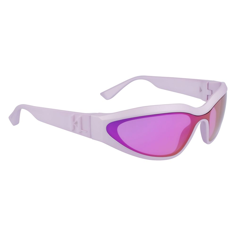 Karl Lagerfeld Lila gespritzte Sonnenbrille