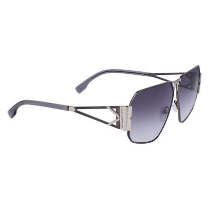 Karl Lagerfeld Graue Metall-Sonnenbrille