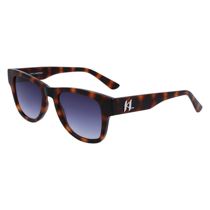 Karl Lagerfeld Braun gespritzte Sonnenbrille