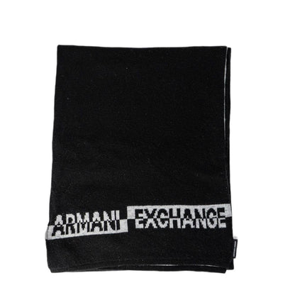 Armani Exchange Schwarzer Acrylschal