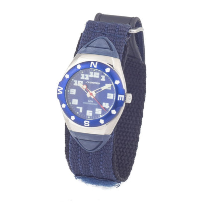 Chronotech Blaue Textiluhr