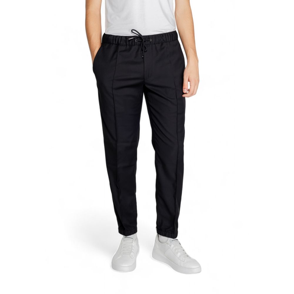 Armani Exchange Schwarze Polyester Jeans & Hose