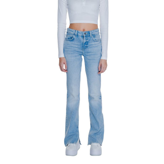 Guess Hellblaue Baumwolljeans & Hose